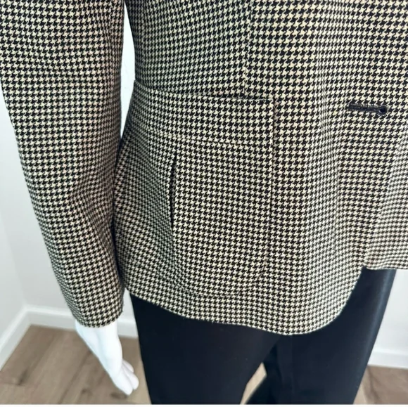 Ralph Lauren Wool (100%) Houndstooth Blazer